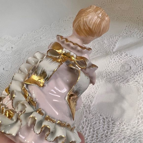 Vintage Norcrest Dancing China Girl Figurine, Vintage Figurines, Norcrest Dolls - Picture 5 of 10